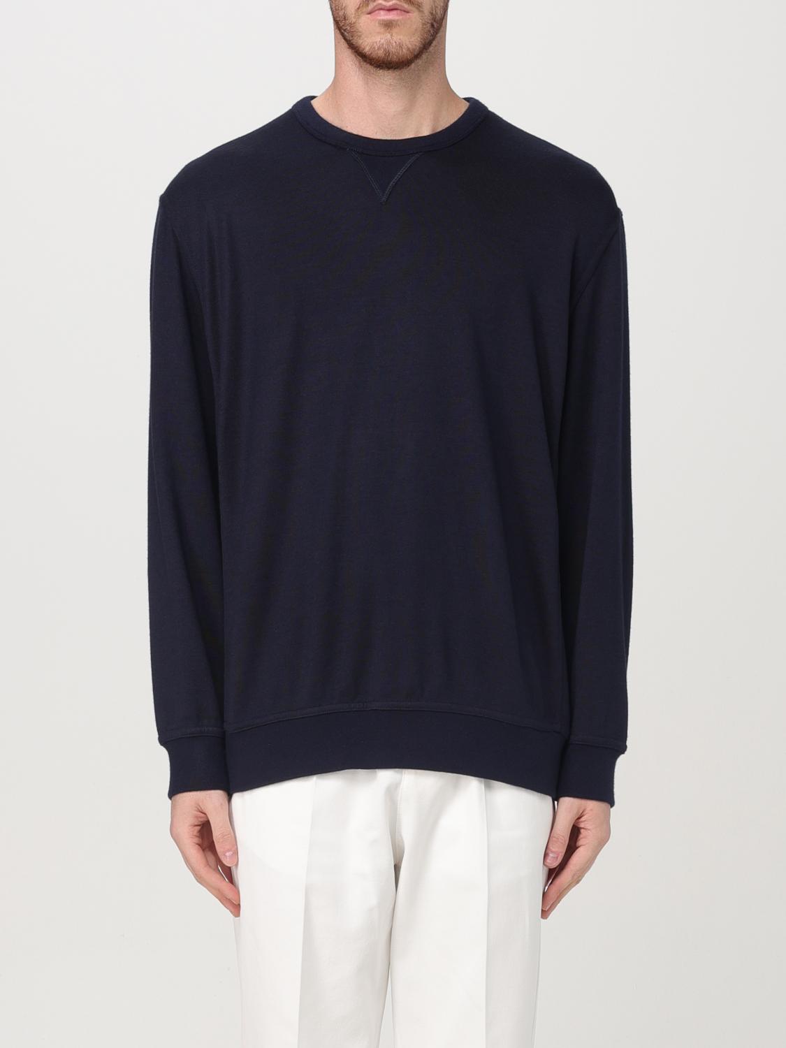 BRUNELLO CUCINELLI SWEATER: Brunello Cucinelli men's sweater, Blue - Img 1