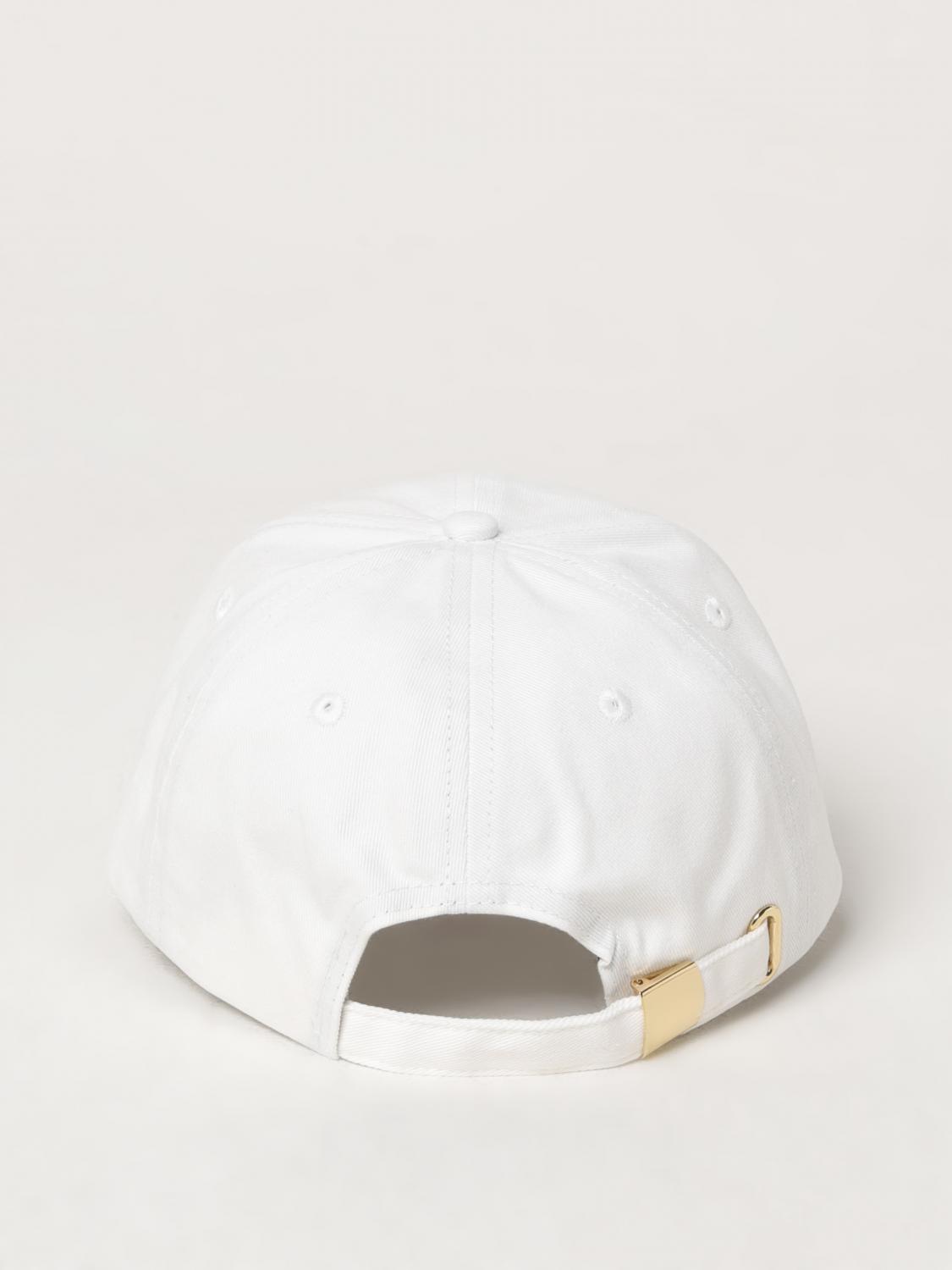 VERSACE JEANS COUTURE HAT: Hat woman Versace Jeans Couture, White - Img 3