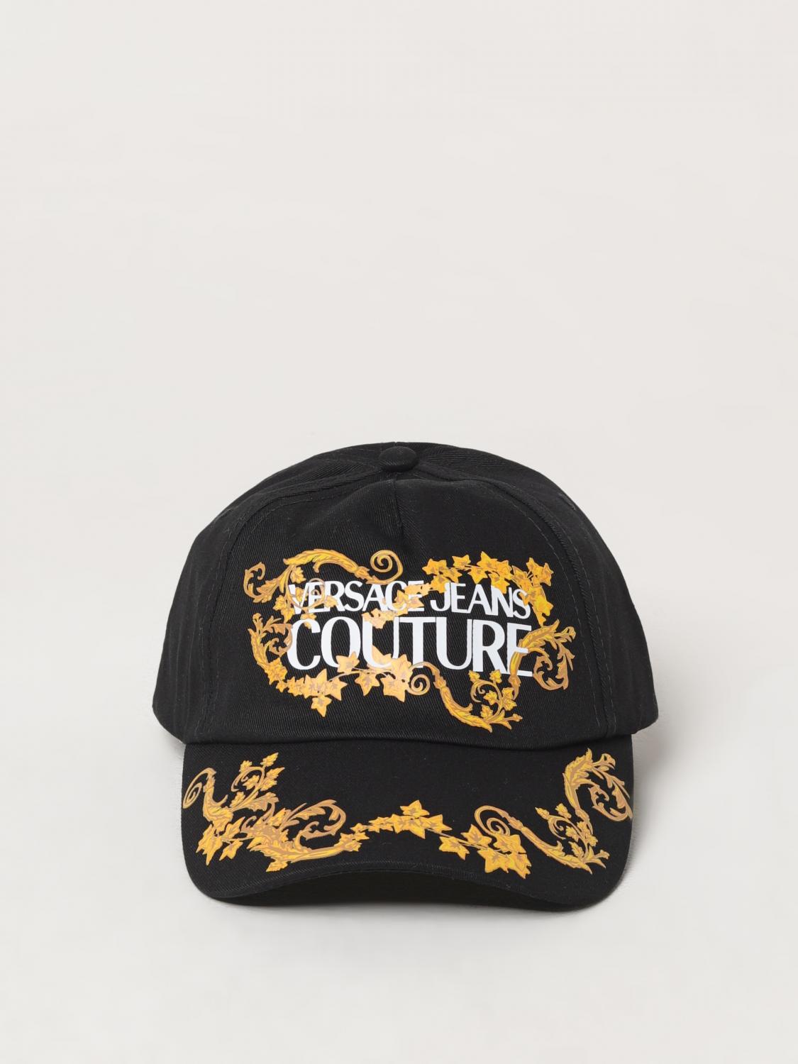 VERSACE JEANS COUTURE HAT: Hat men Versace Jeans Couture, Black - Img 2