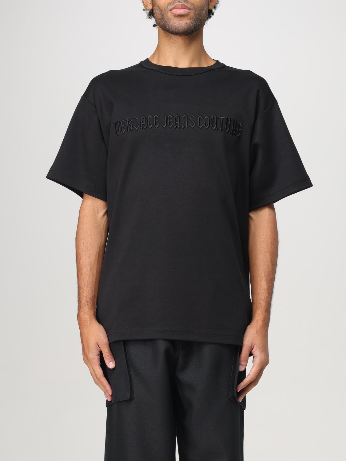 VERSACE JEANS COUTURE T-SHIRT: T-shirt men Versace Jeans Couture, Black - Img 1