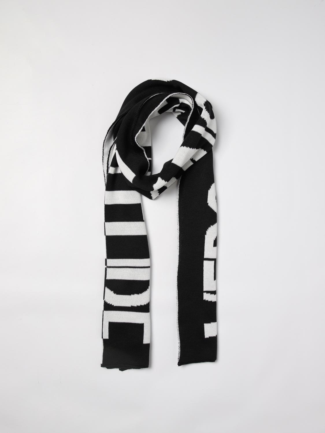 VERSACE JEANS COUTURE SCARF: Scarf men Versace Jeans Couture, Black - Img 2