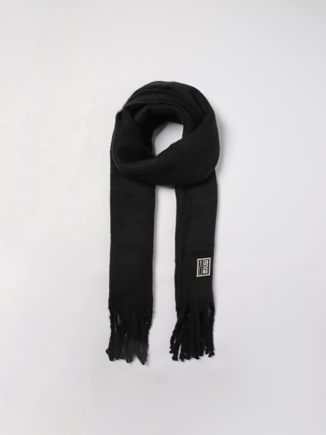 スカーフ VERSACE JEANS COUTURE Woman Scarf Black 77HA2H74ZSB16 899 Versace Jeans Couture Outlet: Scarf woman - Black | Versace