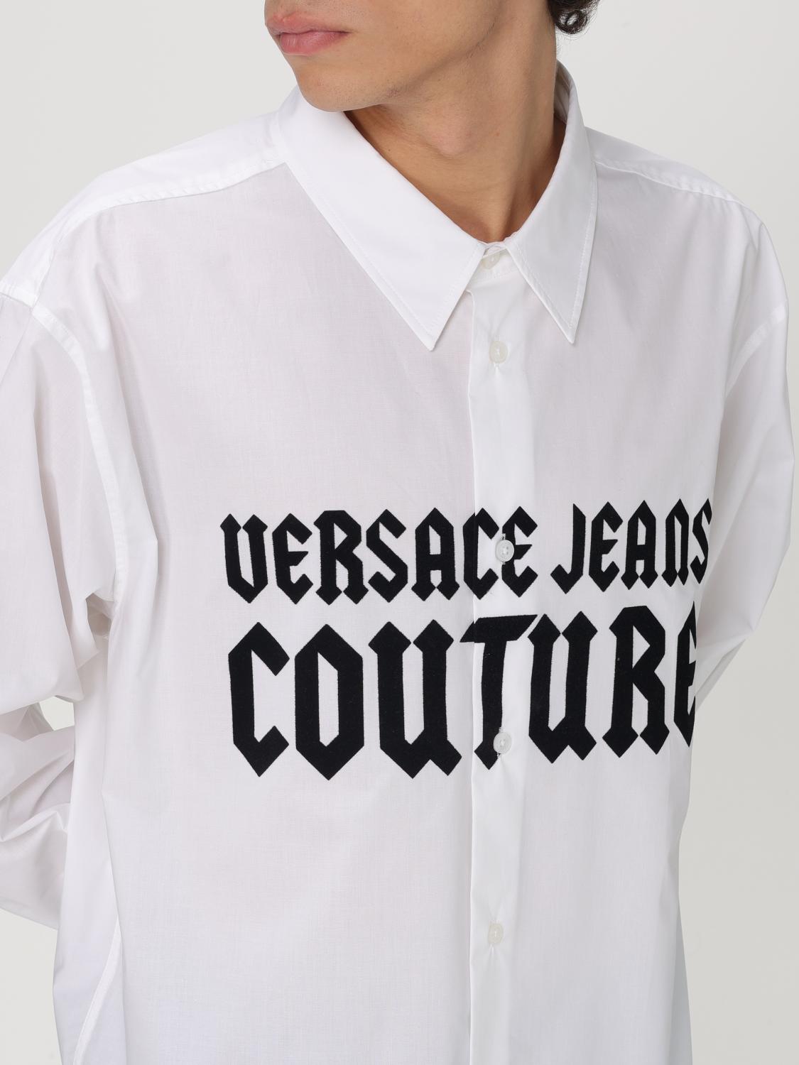 VERSACE JEANS COUTURE SHIRT: Shirt men Versace Jeans Couture, White - Img 3