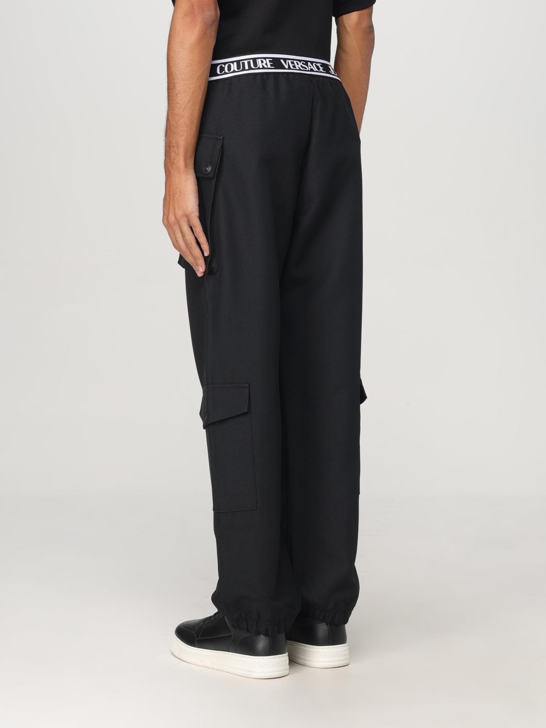 VERSACE JEANS COUTURE PANTS: Pants men Versace Jeans Couture, Black - Img 2