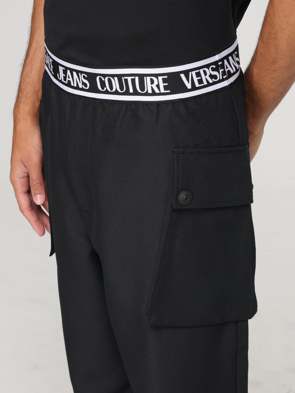 VERSACE JEANS COUTURE PANTS: Pants men Versace Jeans Couture, Black - Img 3