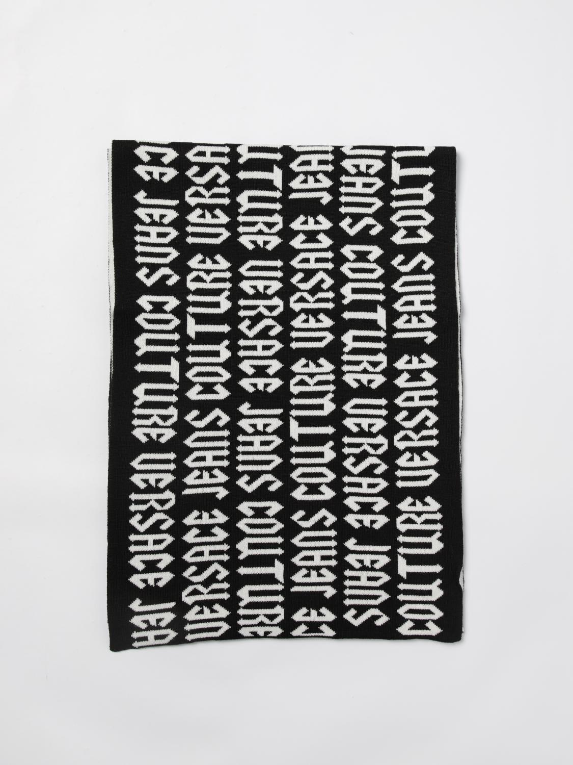 VERSACE JEANS COUTURE SCARF: Scarf men Versace Jeans Couture, Black - Img 1