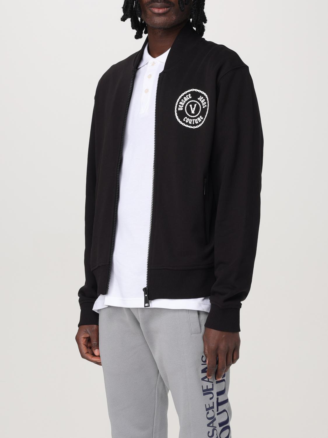 VERSACE JEANS COUTURE SUDADERA: Jersey hombre Versace Jeans Couture, Negro - Img 3