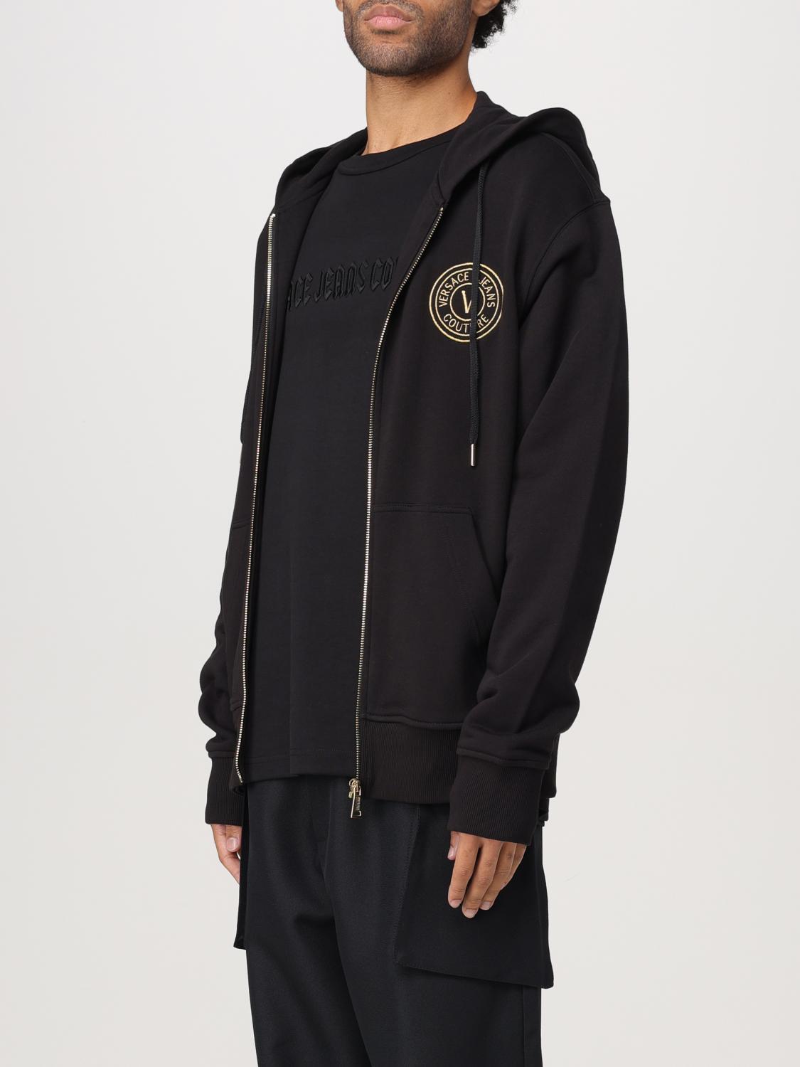 VERSACE JEANS COUTURE SWEATSHIRT: Sweater men Versace Jeans Couture, Black - Img 3