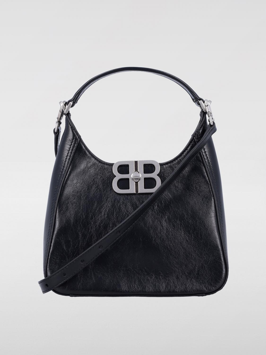 BALENCIAGA BORSA A SPALLA: Borsa a spalla donna Balenciaga, Nero - Img 1