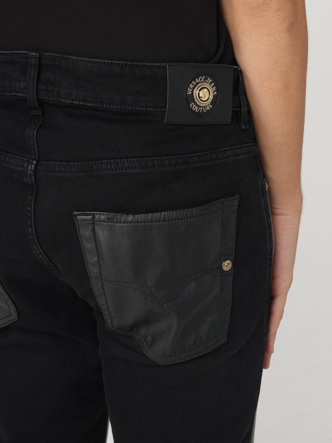 VERSACE JEANS COUTURE PANTS: Pants men Versace Jeans Couture, Black - Img 3