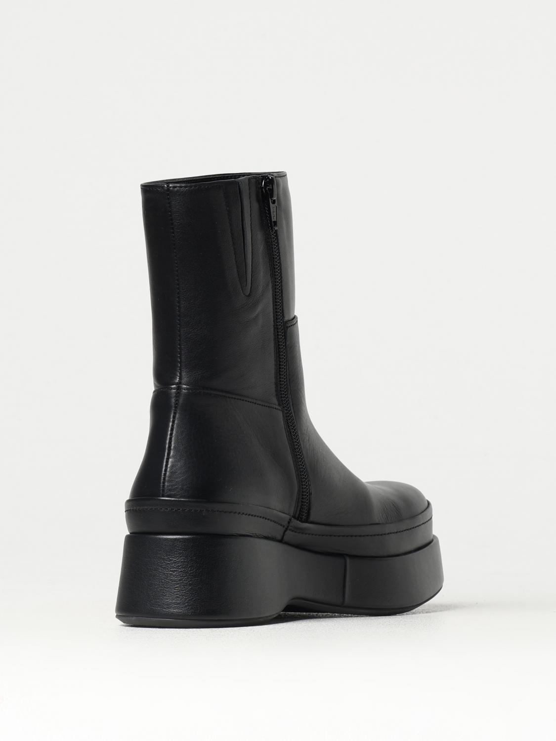 PALOMA BARCELÒ FLAT ANKLE BOOTS: Flat ankle boots woman Paloma BarcelÒ, Black - Img 3