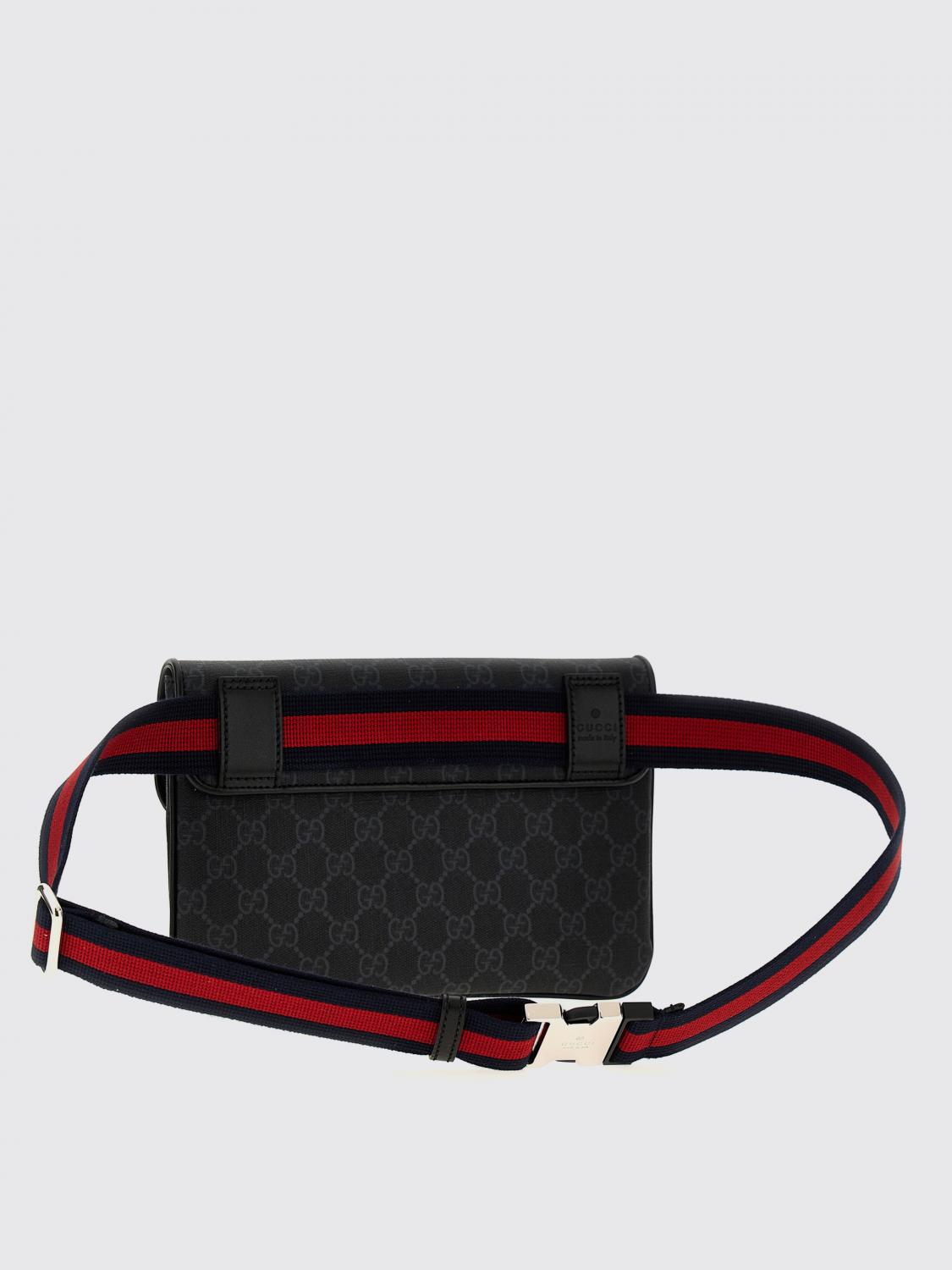 GUCCI BELT BAG: Belt bag men Gucci, Black - Img 2