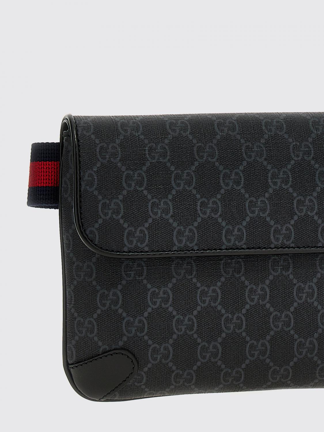 GUCCI BELT BAG: Belt bag men Gucci, Black - Img 3