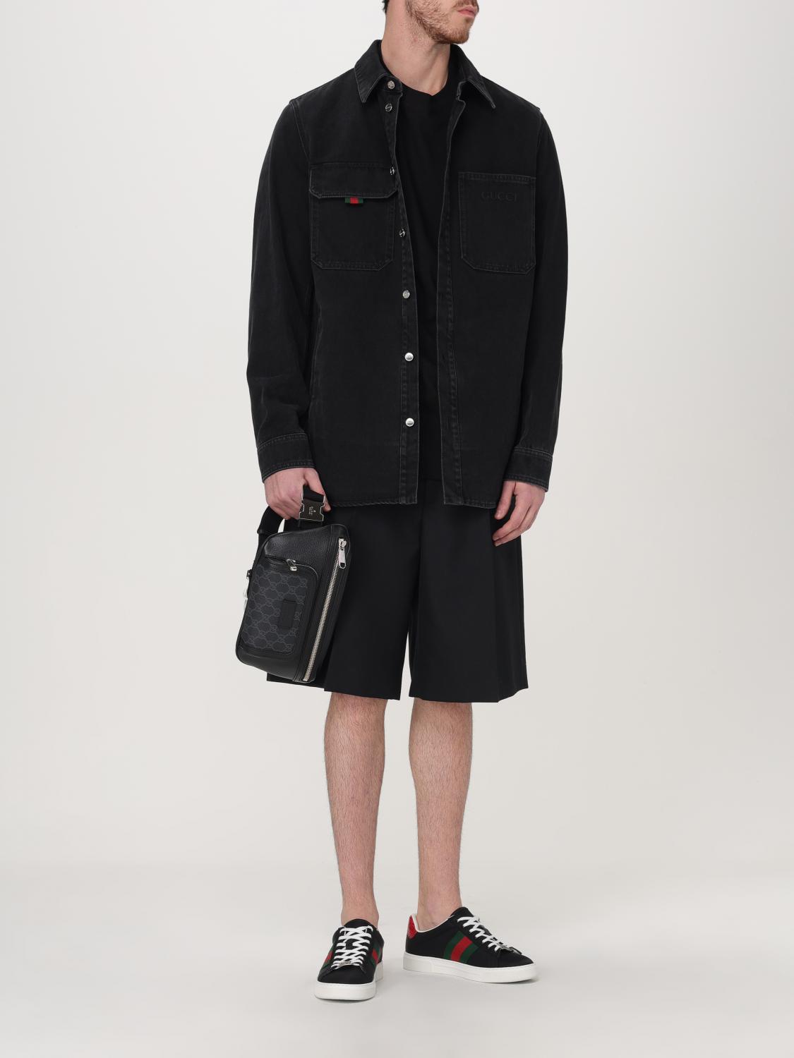 GUCCI BELT BAG: Belt bag men Gucci, Black - Img 2