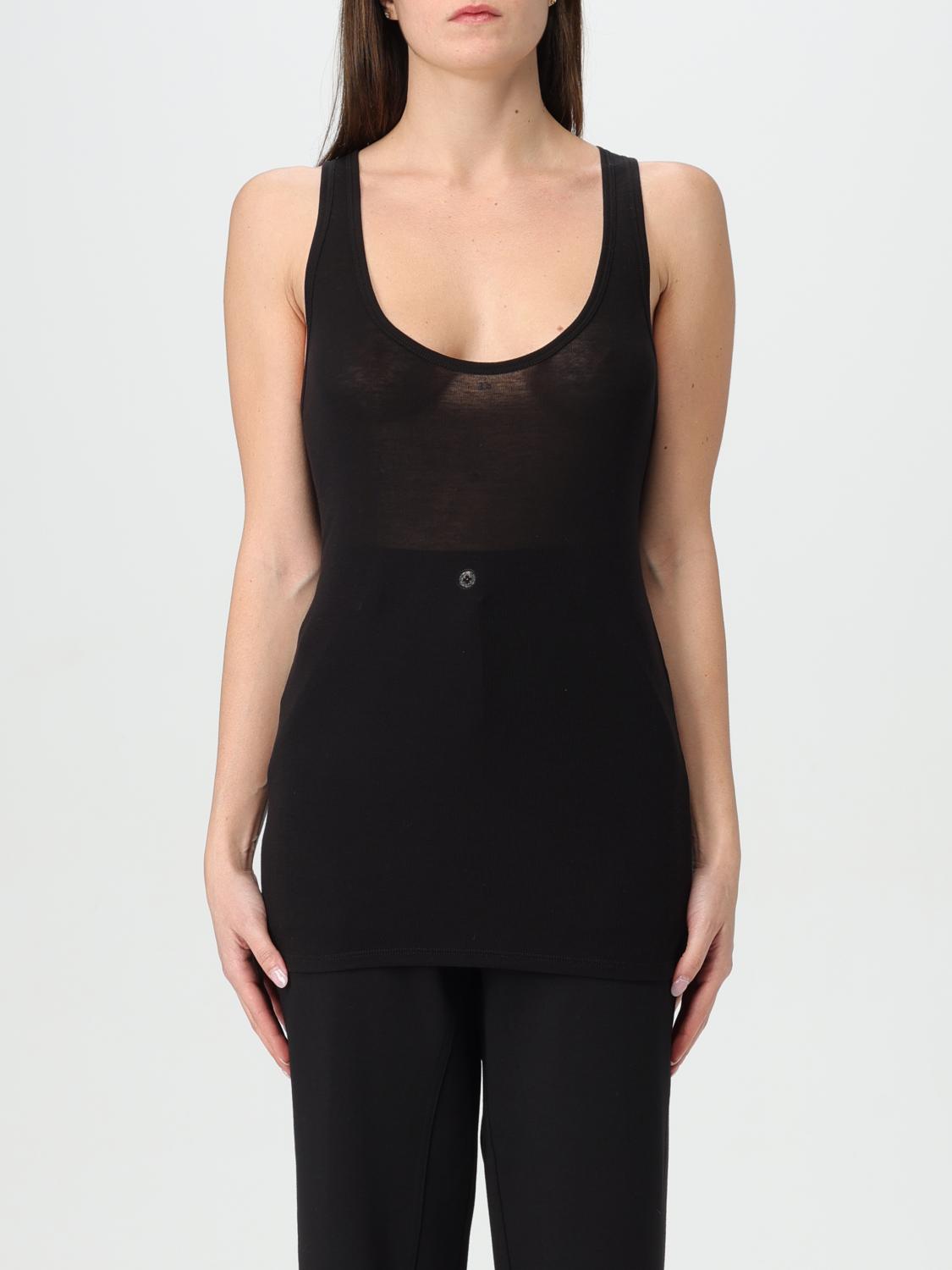 ELISABETTA FRANCHI TOP: Top damen Elisabetta Franchi, Schwarz - Img 1