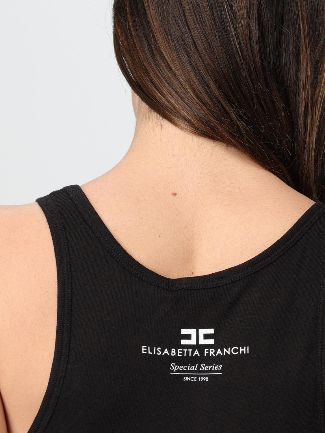 ELISABETTA FRANCHI TOP: Top damen Elisabetta Franchi, Schwarz - Img 3