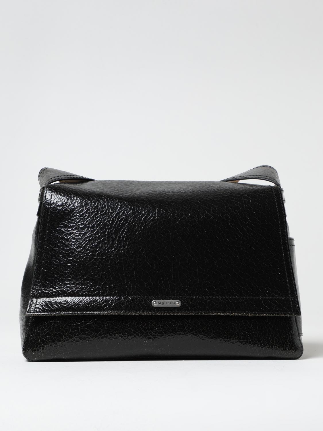 ALEXANDER MCQUEEN BANDOLERA: Bandolera hombre Alexander McQueen, Negro - Img 1