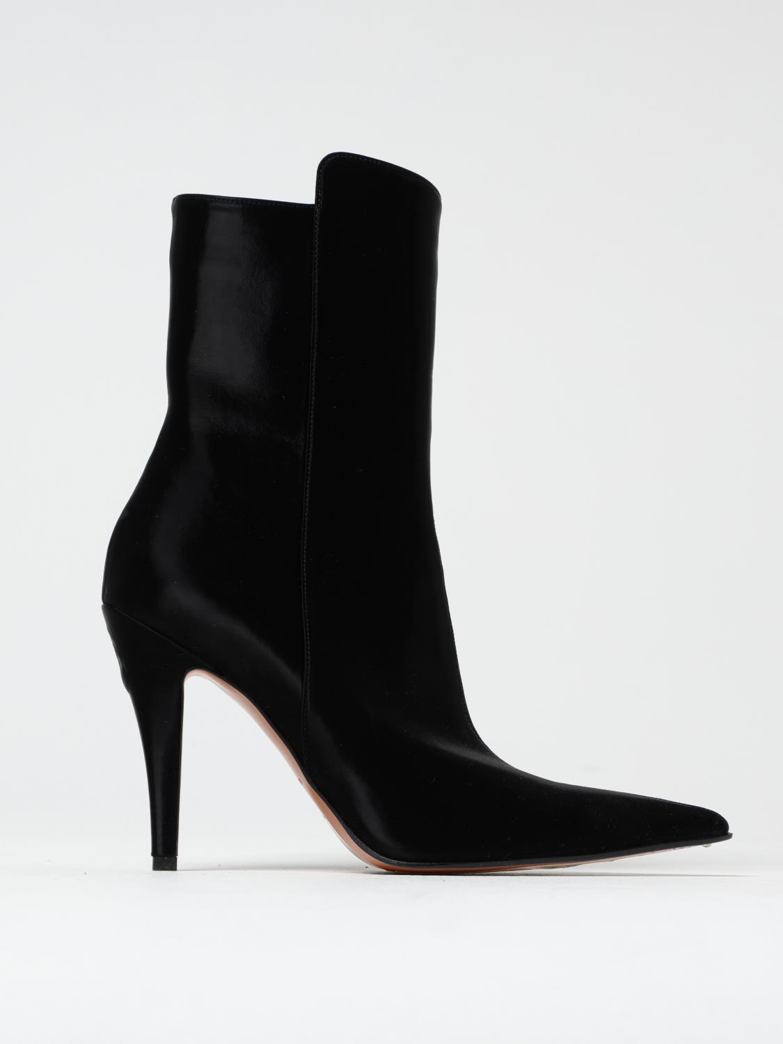 ALEXANDER MCQUEEN FLAT ANKLE BOOTS: Boots woman Alexander McQueen, Black - Img 1