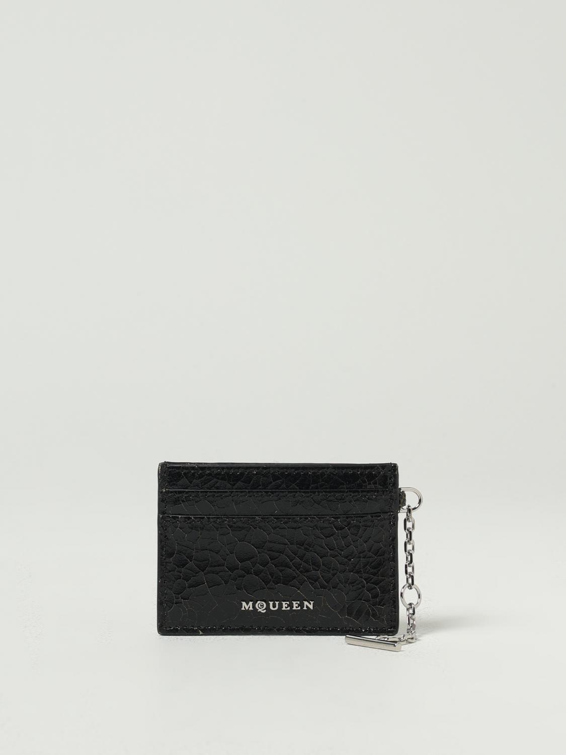MCQUEEN WALLET: Wallet men McQueen, Black - Img 1
