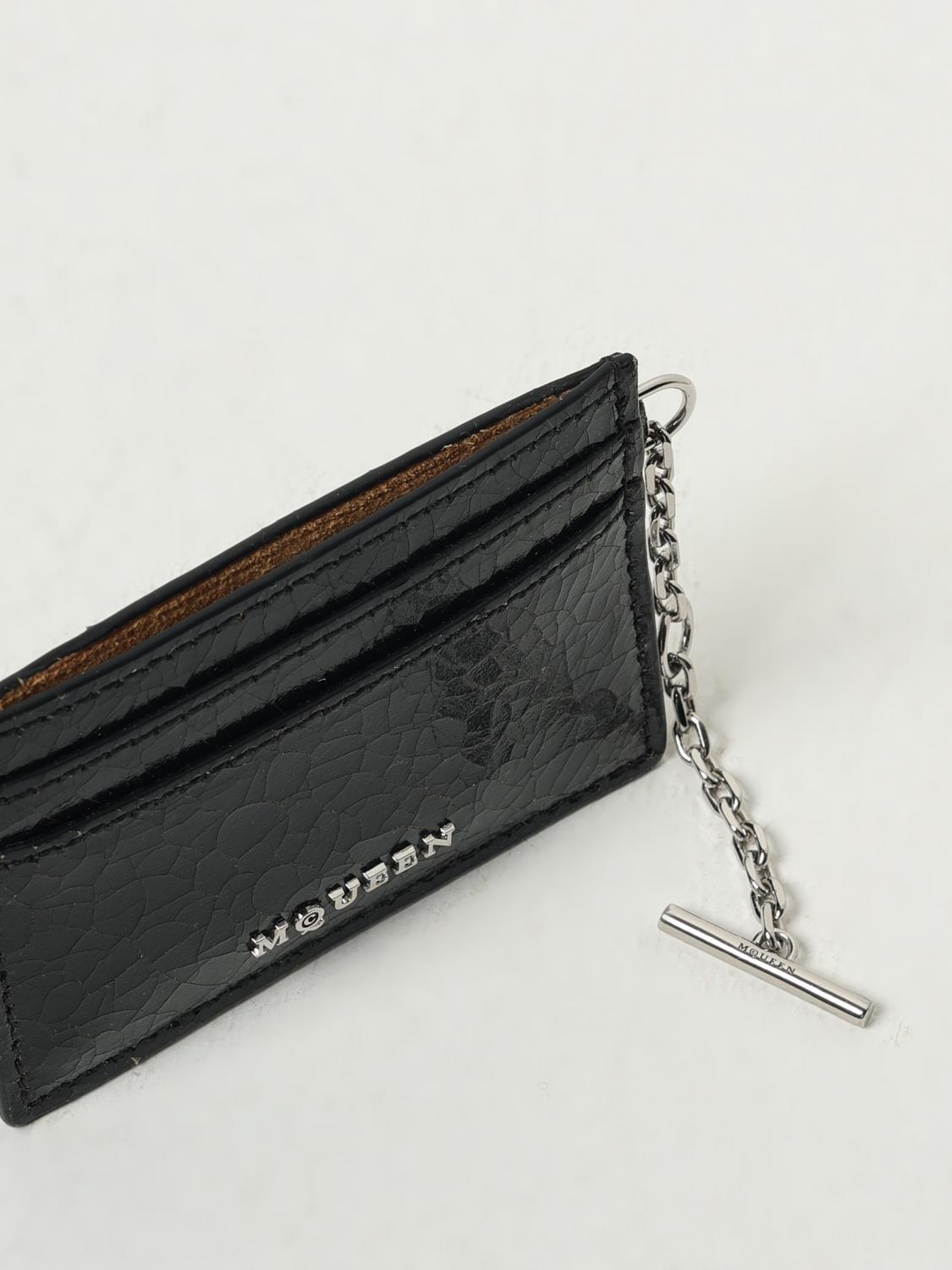 MCQUEEN WALLET: Wallet men McQueen, Black - Img 3