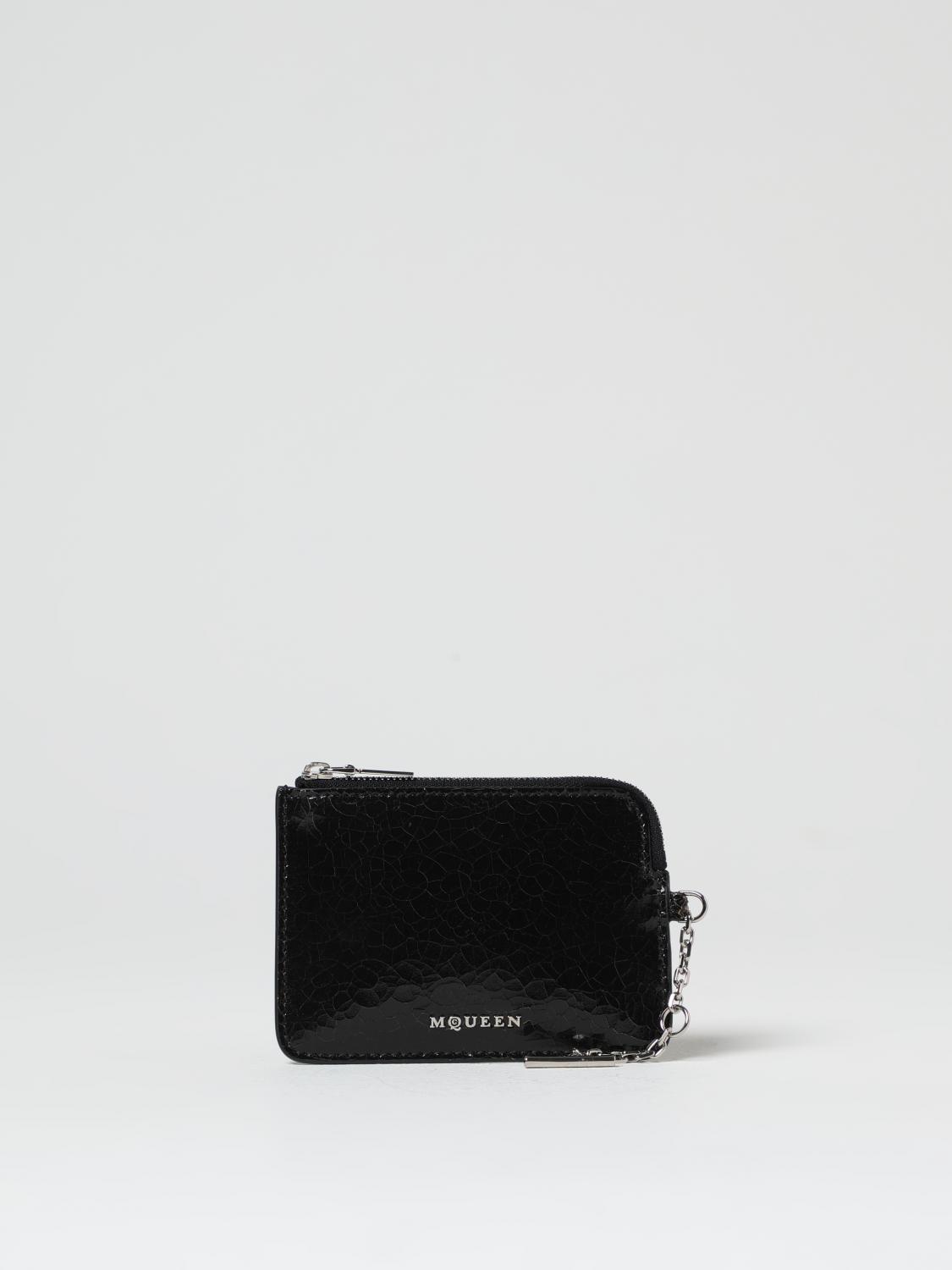 ALEXANDER MCQUEEN WALLET: Wallet men Alexander McQueen, Black - Img 1