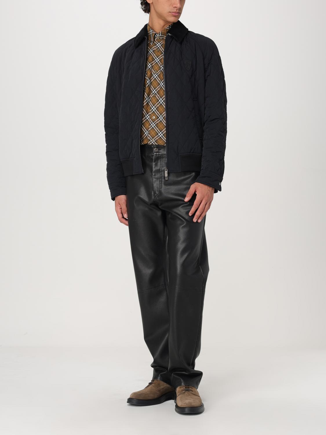 BURBERRY: quilted nylon jacket - Black | Burberry jacket