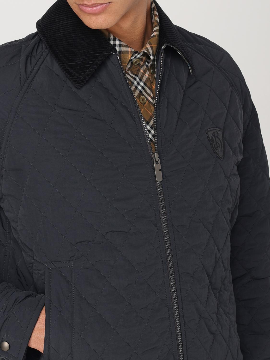 BURBERRY JACKET: Coat men Burberry, Black - Img 5