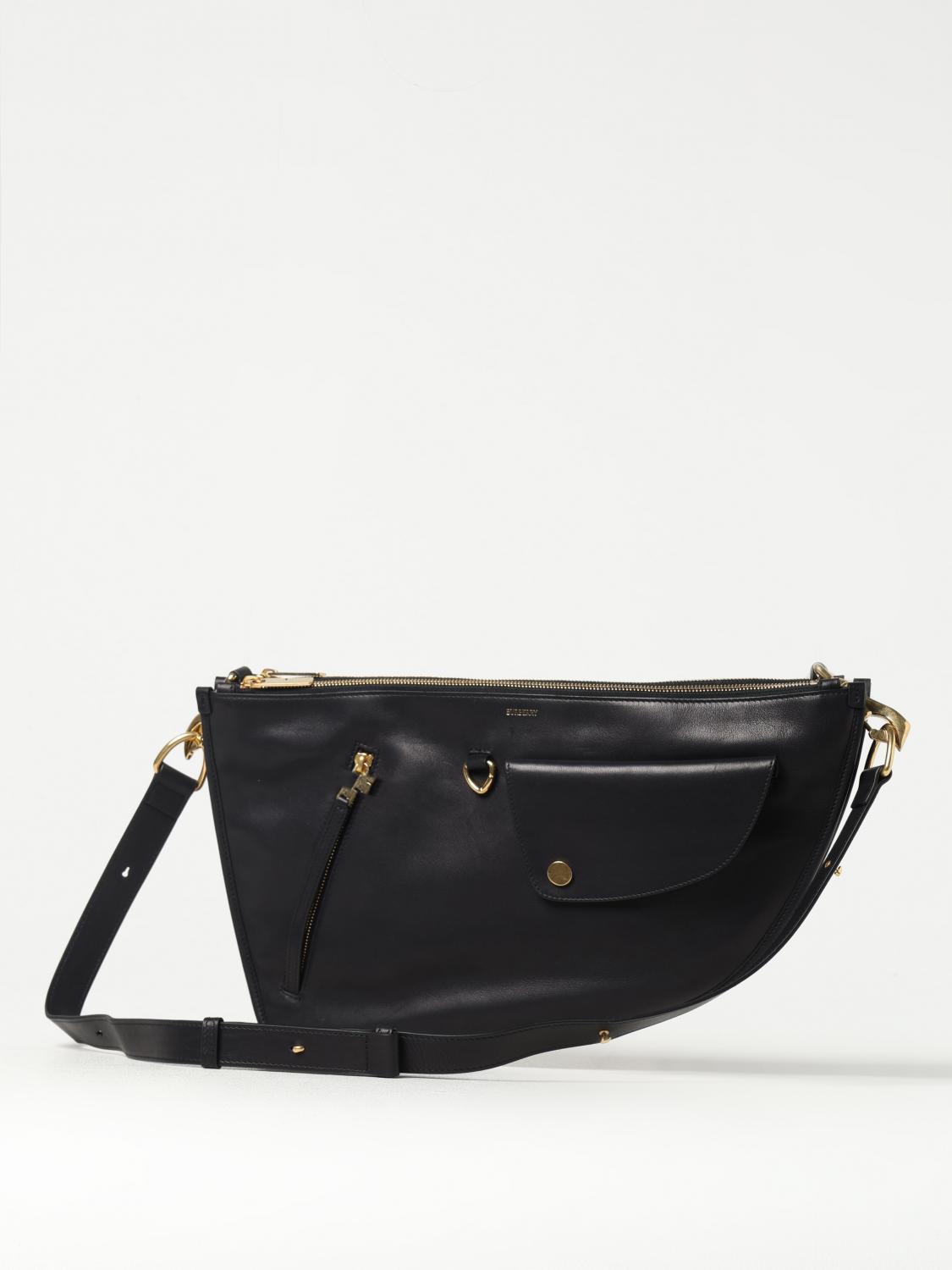 BURBERRY SHOULDER BAG: Shoulder bag woman Burberry, Black - Img 4