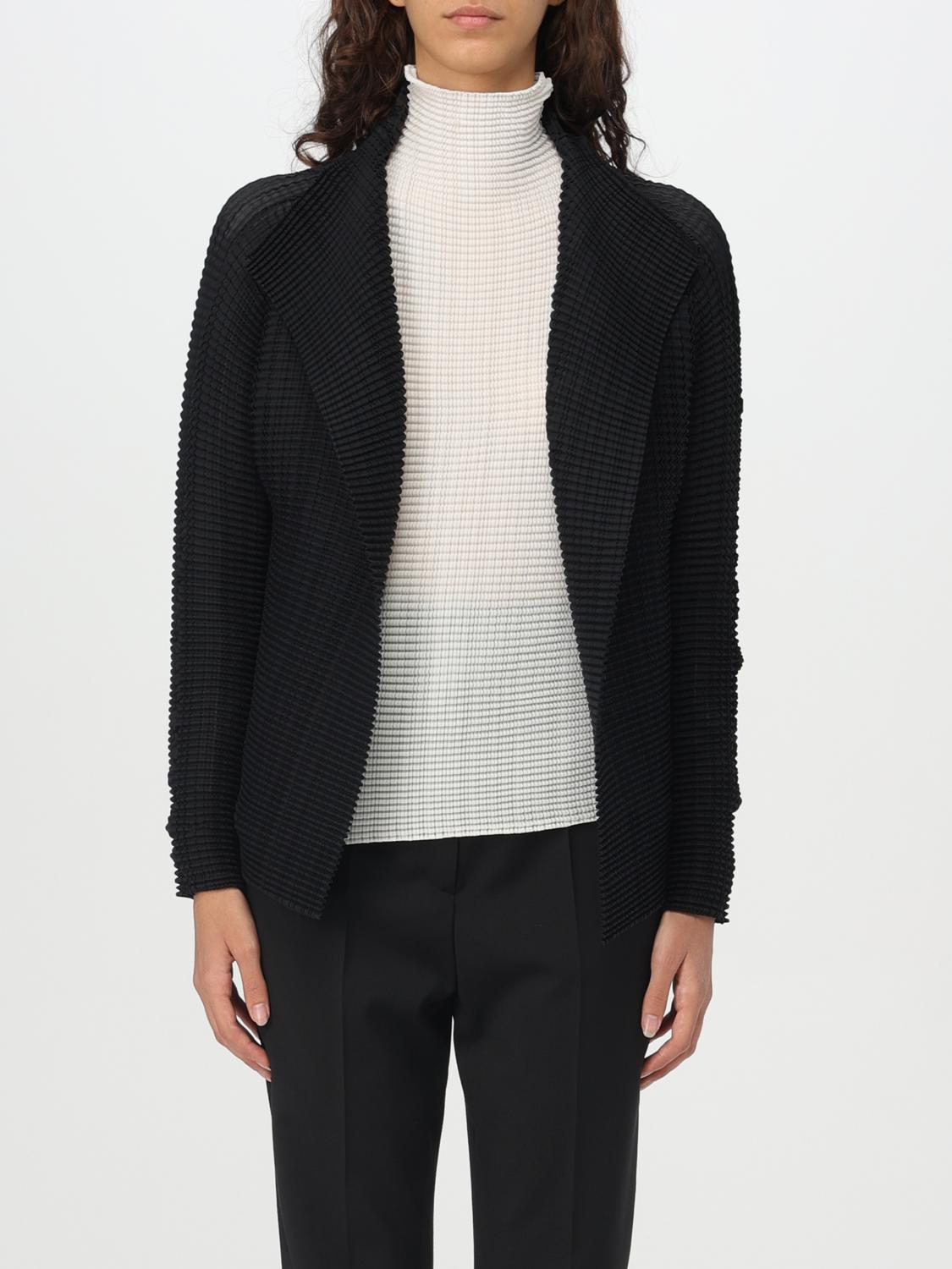 ISSEY MIYAKE CARDIGAN: Sweater woman Issey Miyake, Black - Img 1