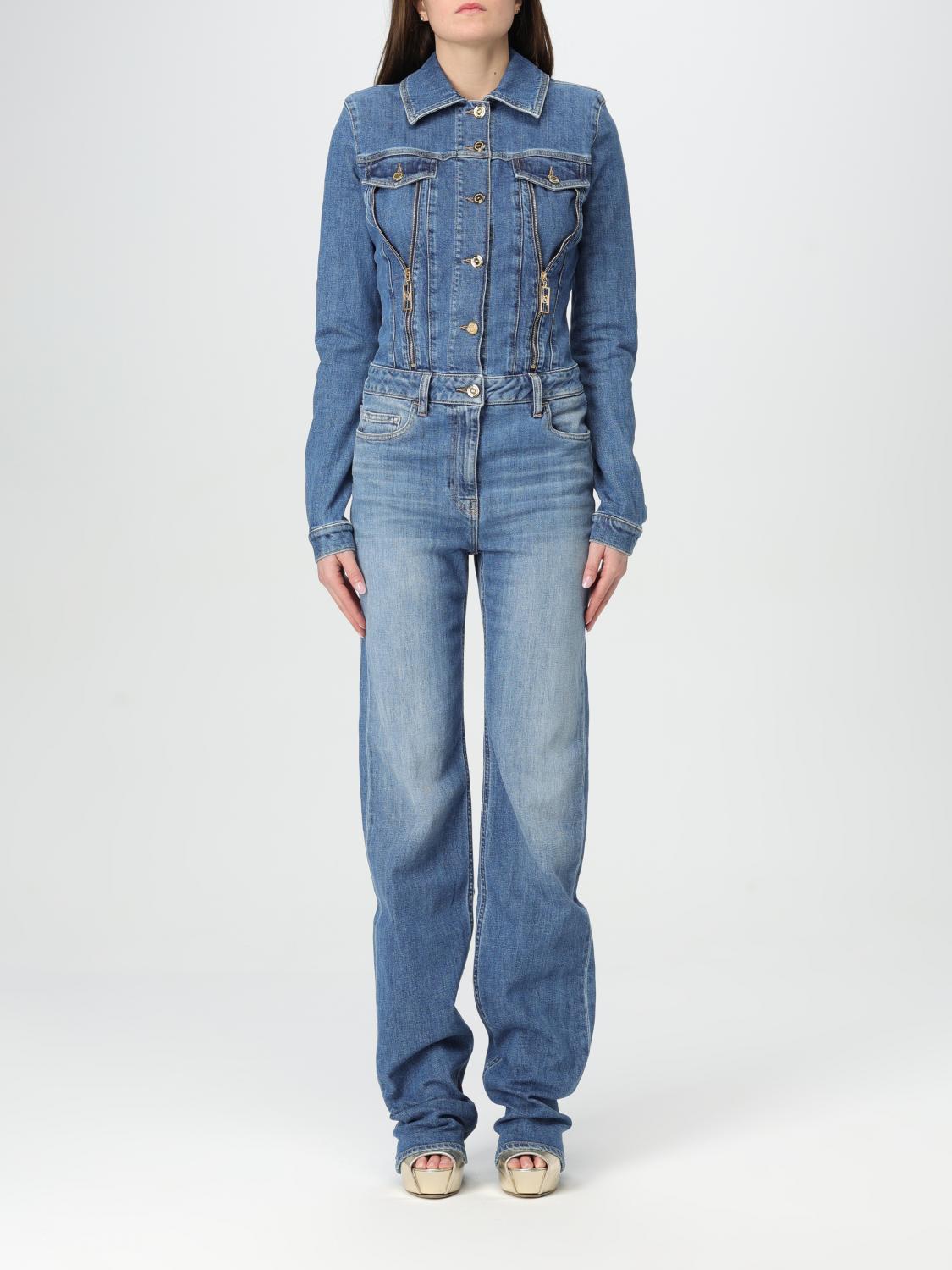 ELISABETTA FRANCHI JUMPSUIT: Jumpsuit damen Elisabetta Franchi, Denim - Img 1