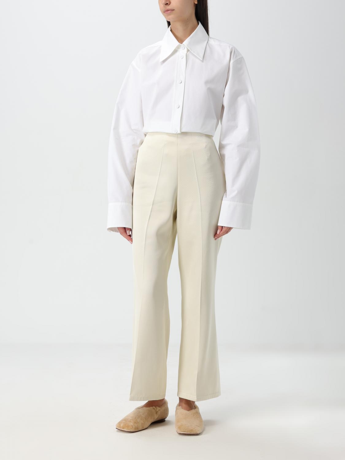 JIL SANDER PANTS: Pants woman Jil Sander, Beige - Img 2