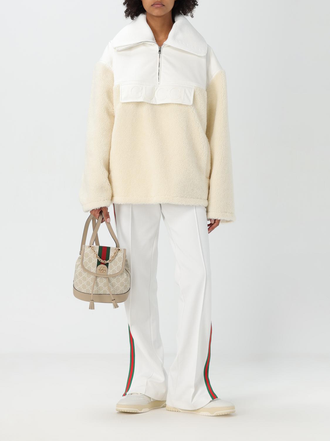 GUCCI BACKPACK: Backpack woman Gucci, Brown - Img 2