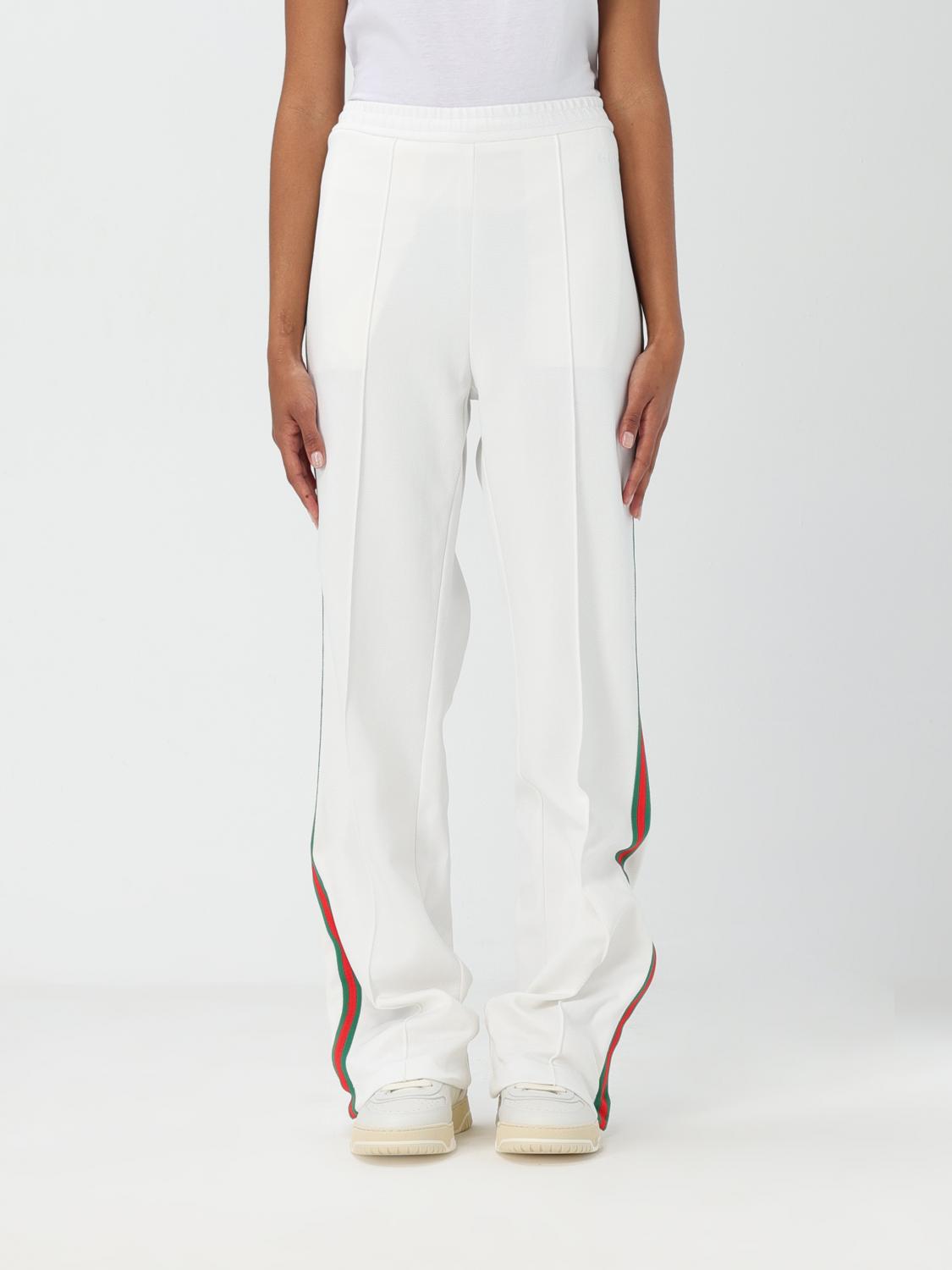 GUCCI PANTS: Pants woman Gucci, White - Img 1