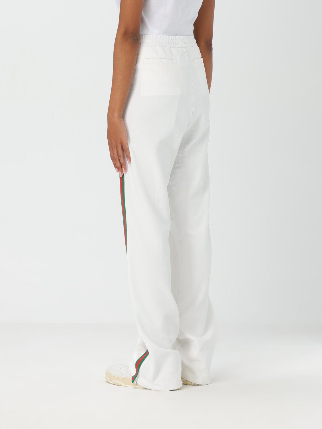 GUCCI PANTS: Pants woman Gucci, White - Img 2