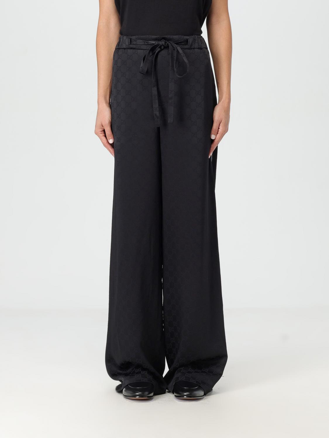 GUCCI PANTS: Pants woman Gucci, Black - Img 1