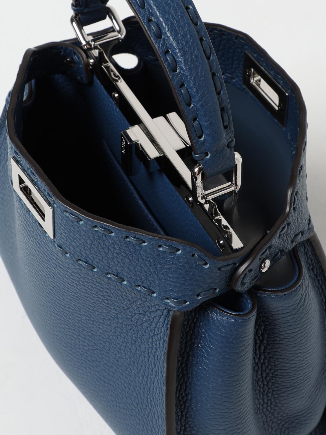 FENDI MINI BAG: Mini bag woman Fendi, Blue 1 - Img 5