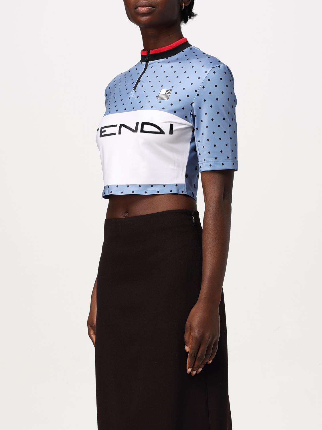 FENDI TOP: Top woman Fendi, Blue - Img 4