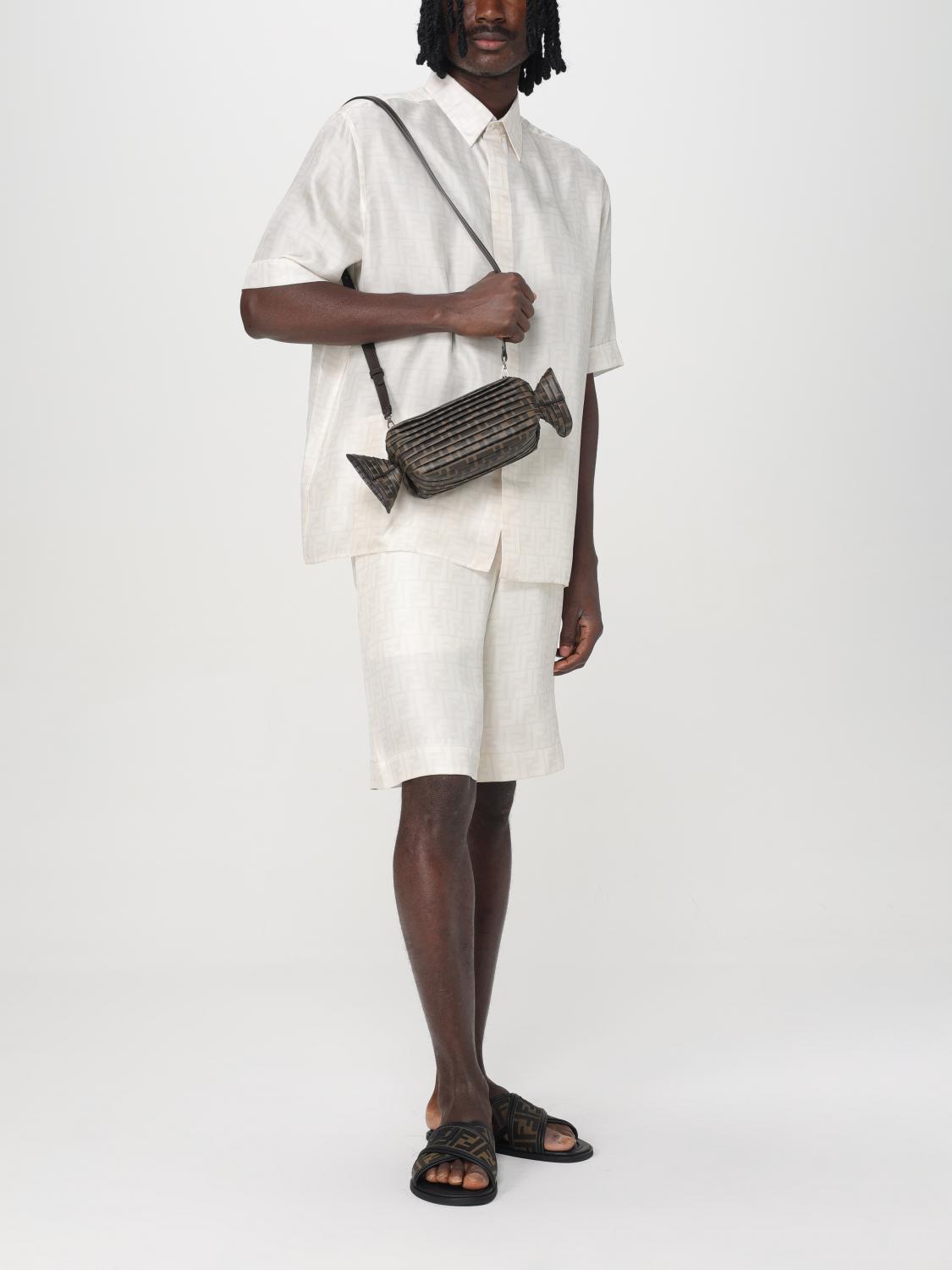 FENDI SHORT: Short men Fendi, White - Img 2