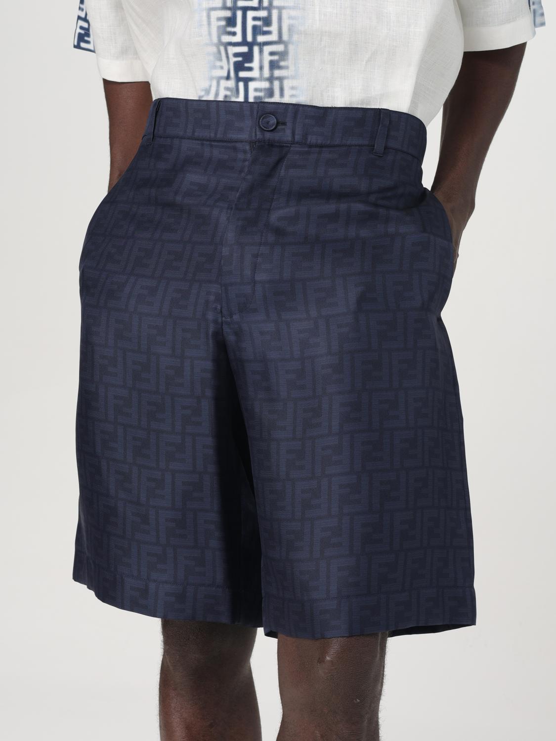 FENDI SHORT: Short men Fendi, Blue - Img 5