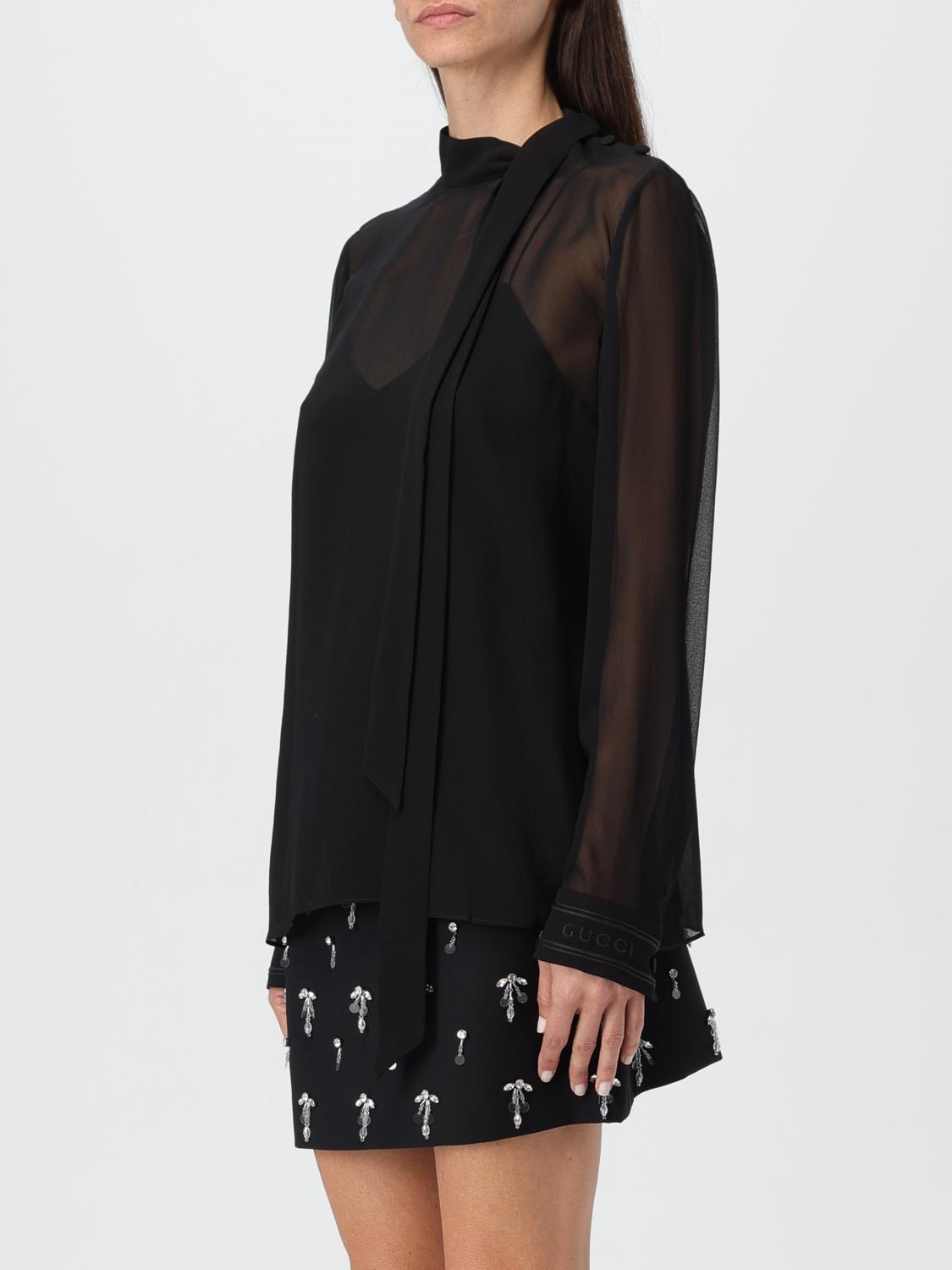 GUCCI TOP: Gucci women's blouse, Black - Img 4