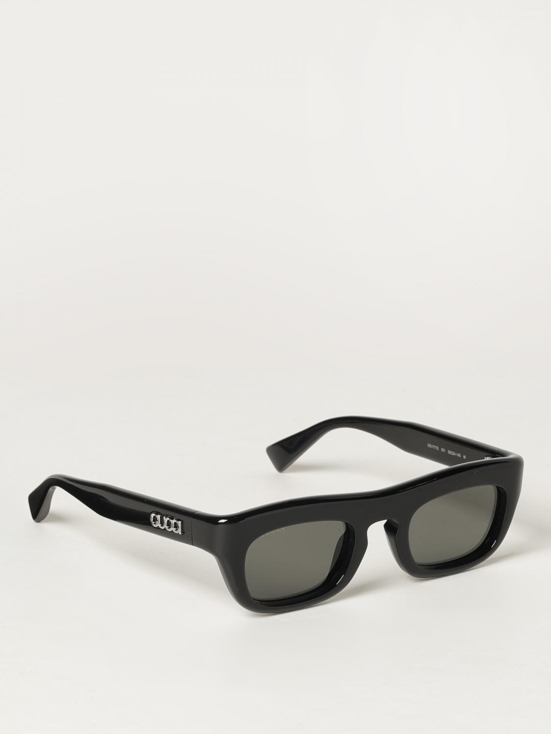 GUCCI SUNGLASSES: Sunglasses men Gucci, Black - Img 1