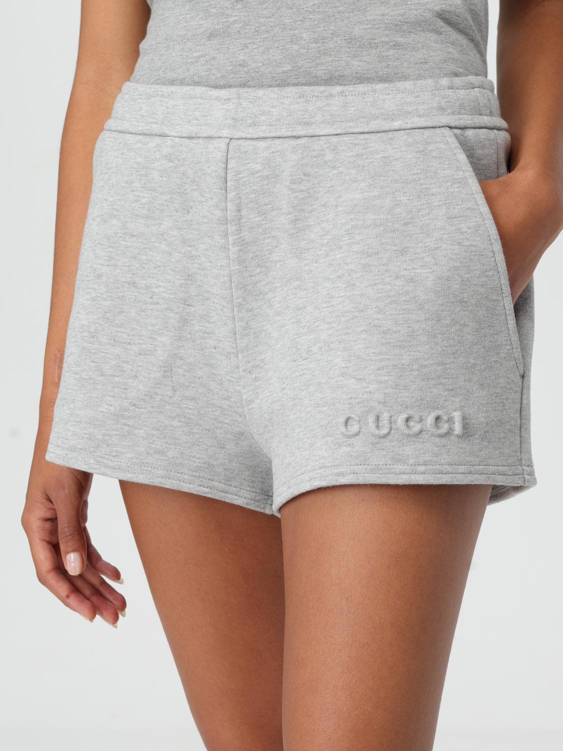 GUCCI PANTALÒN CORTOS: Pantalòn cortos mujer Gucci, Gris - Img 5