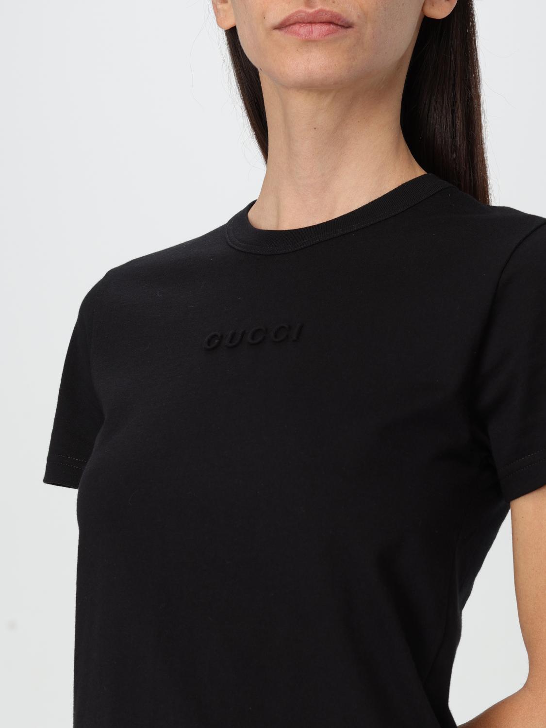 GUCCI T-SHIRT: T-shirt woman Gucci, Black - Img 5