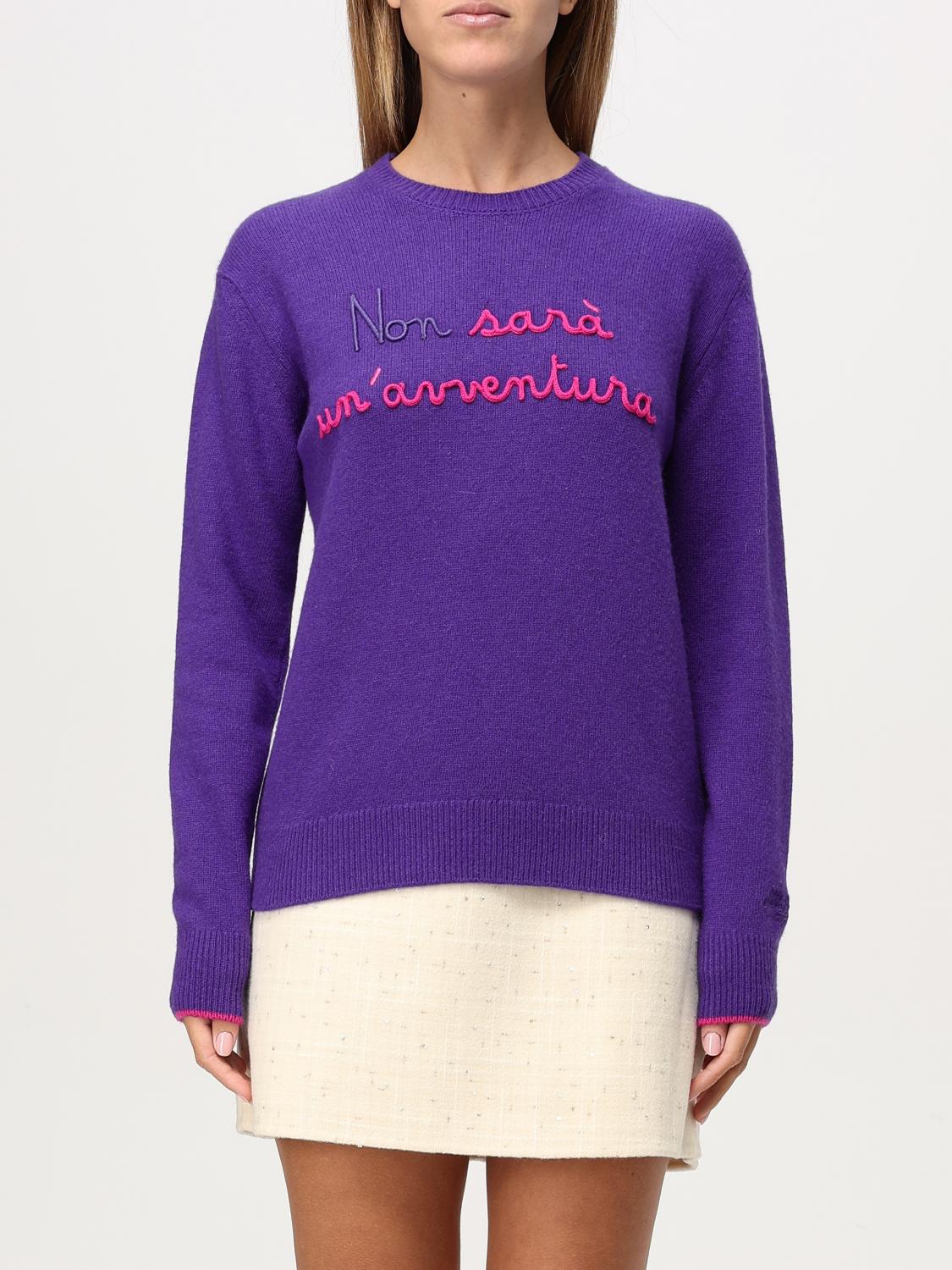 MC2 SAINT BARTH SWEATER: Sweater woman Mc2 Saint Barth, Violet - Img 1