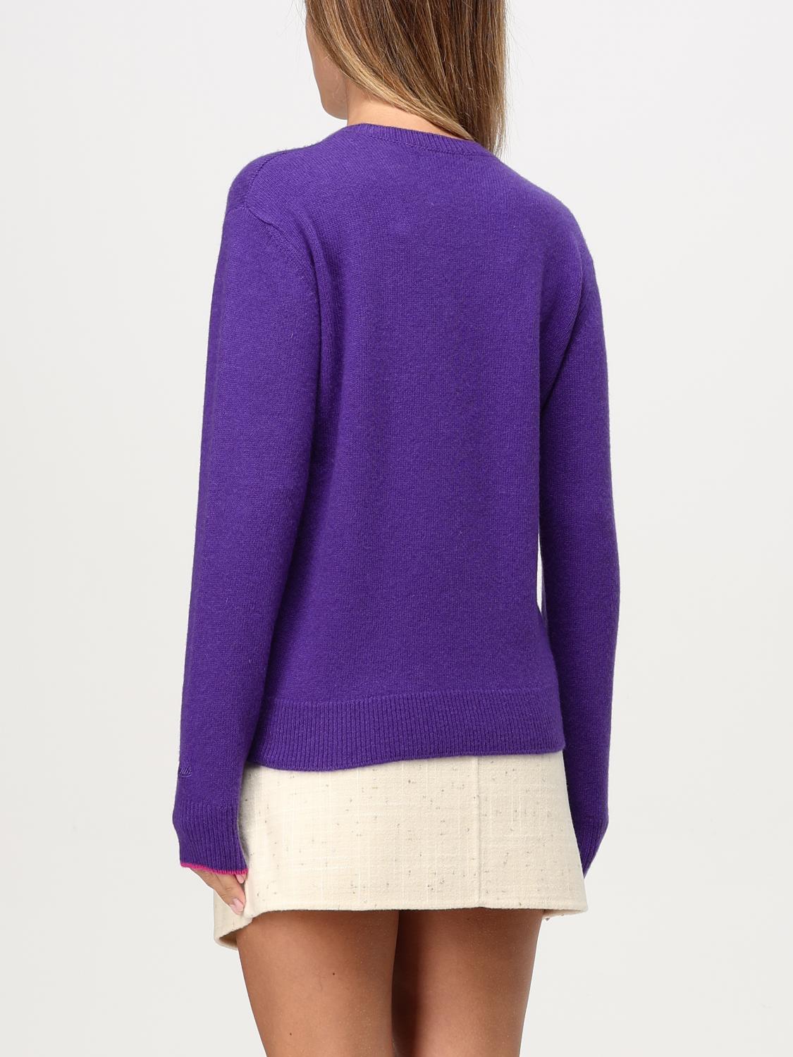 MC2 SAINT BARTH SWEATER: Sweater woman Mc2 Saint Barth, Violet - Img 2