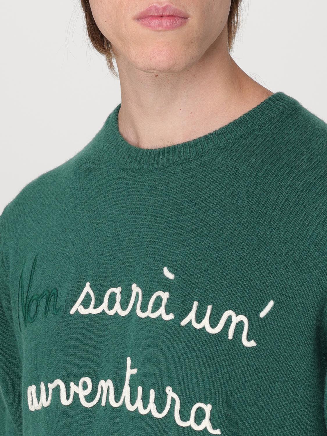 MC2 SAINT BARTH MAGLIA: Pullover MC2 Saint Barth in misto lana , Verde - Img 3