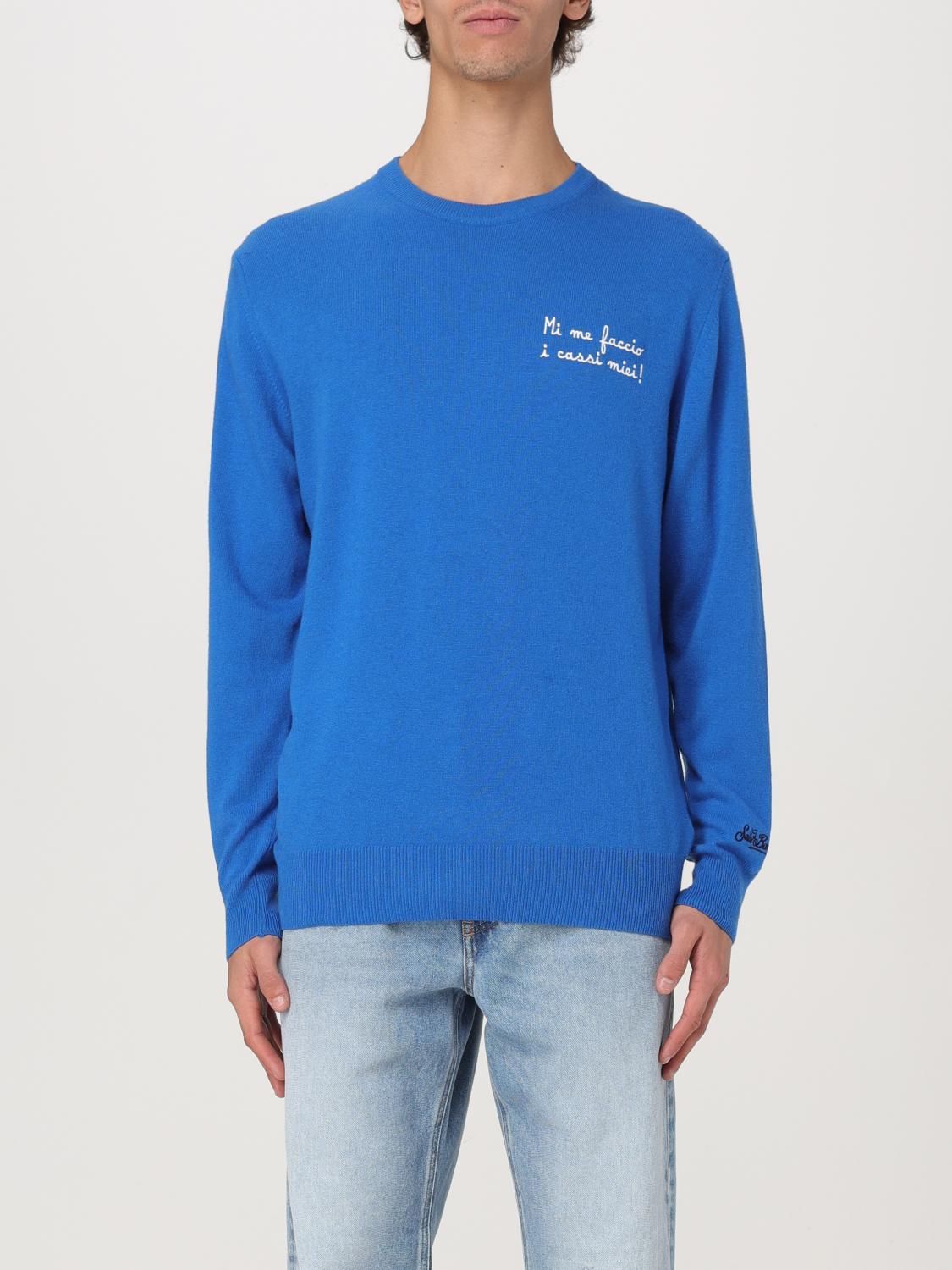 MC2 SAINT BARTH SWEATER: Sweater men Mc2 Saint Barth, Blue - Img 1