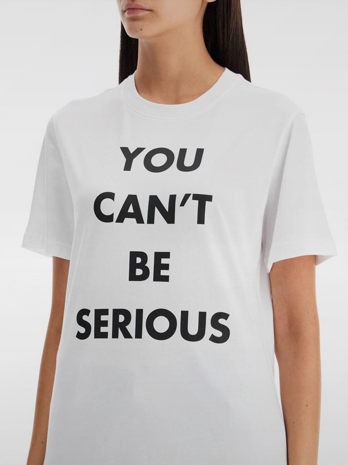 MOSCHINO COUTURE T-SHIRT: Sweat-shirt femme Moschino Couture, Blanc - Img 3