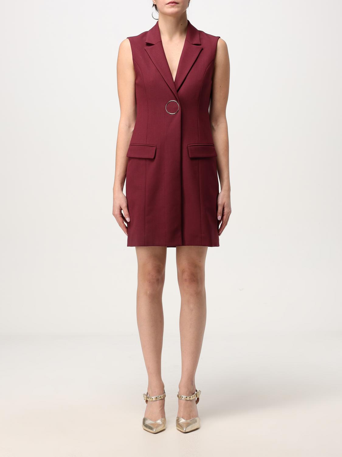 PATRIZIA PEPE DRESS: Dress woman Patrizia Pepe, Burgundy - Img 1