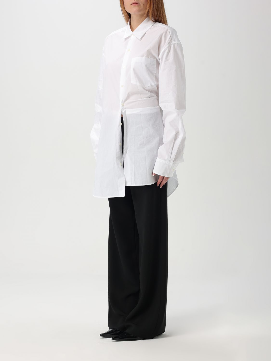 ANN DEMEULEMEESTER JERSEY: Jersey mujer Ann Demeulemeester, Blanco - Img 3